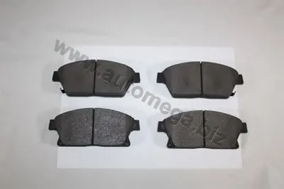 Комплект тормозных колодок, дисковый тормоз AutoMega Premium AUTOMEGA купить