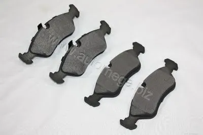 Комплект тормозных колодок, дисковый тормоз AutoMega Premium AUTOMEGA купить