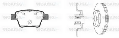 Комплект тормозов, дисковый тормозной механизм WOKING купить