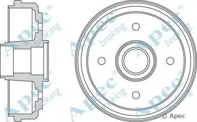 Тормозной барабан APEC braking купить