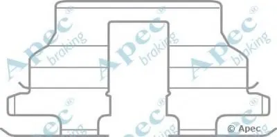Комплектующие, тормозные колодки APEC braking купить