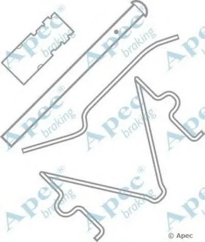 Комплектующие, тормозные колодки APEC braking купить
