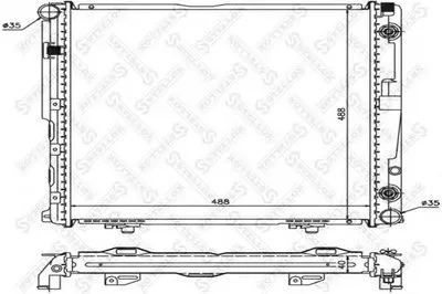 Радиатор, охлаждение двигателя STELLOX купить