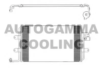 Конденсатор, кондиционер AUTOGAMMA купить