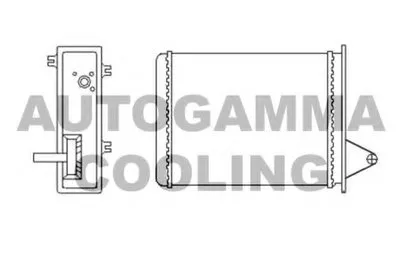Теплообменник, отопление салона AUTOGAMMA купить