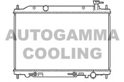 Радиатор, охлаждение двигателя AUTOGAMMA купить
