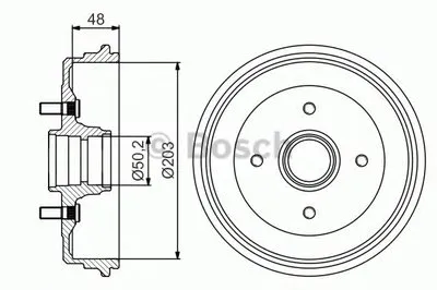 Тормозной барабан BOSCH купить