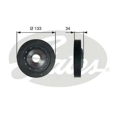 Ременный шкив, коленчатый вал DriveAlign® GATES купить