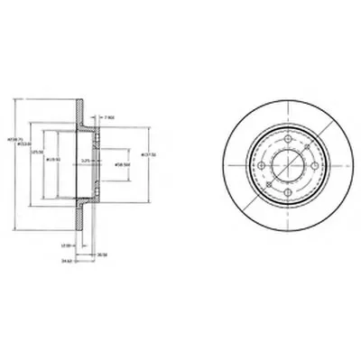 Тормозной диск DELPHI купить