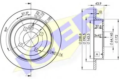 Тормозной диск ICER купить