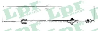 Тросик сцепления LPR купить