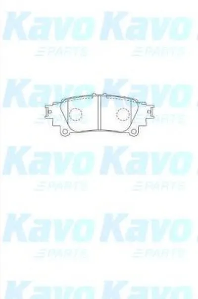 Комплект тормозных колодок, дисковый тормоз MK KASHIYAMA KAVO PARTS купить