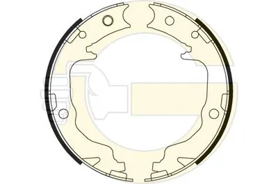 Комплект тормозных колодок, стояночная тормозная система GIRLING купить