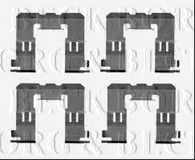 Комплектующие, колодки дискового тормоза BORG & BECK купить