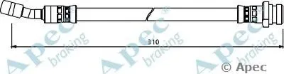 Тормозной шланг APEC braking купить