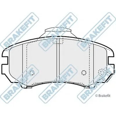 Комплект тормозных колодок, дисковый тормоз Brake Fit APEC braking купить