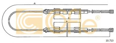 Трос, стояночная тормозная система COFLE купить