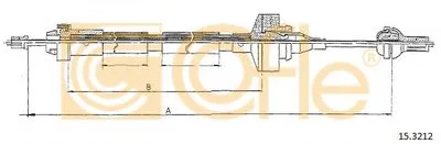 Тросик сцепления COFLE купить