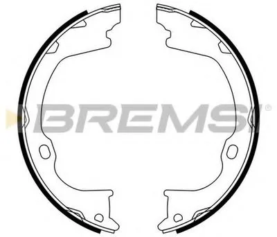 Комплект тормозных колодок, стояночная тормозная система BREMSI купить