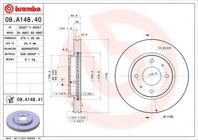 Тормозной диск COATED DISC LINE BREMBO купить