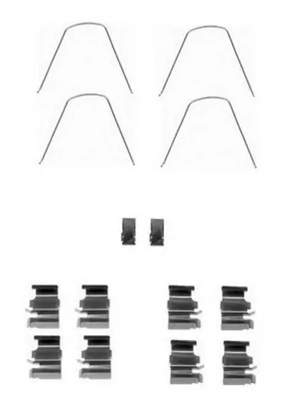 Комплектующие, колодки дискового тормоза MOTAQUIP купить