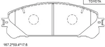Комплект тормозных колодок, дисковый тормоз ASIMCO купить
