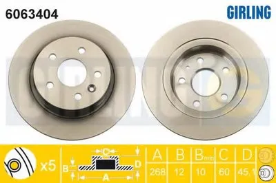Тормозной диск GIRLING купить