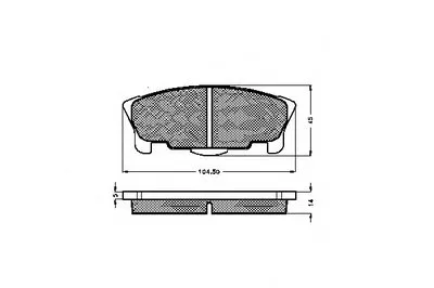 Комплект тормозных колодок, дисковый тормоз SPIDAN купить