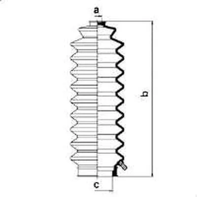 Пыльник, рулевое управление SPIDAN купить