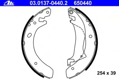 Комплект тормозных колодок ATE купить