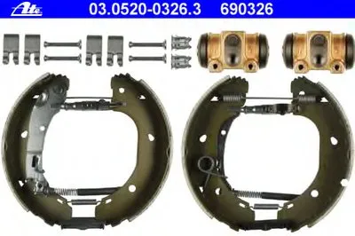Комплект тормозных колодок Original ATE TopKit ATE купить