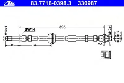 Тормозной шланг ATE купить