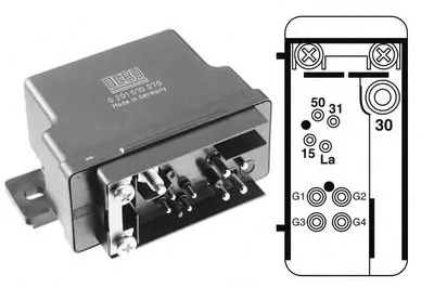 Блок управления, время накаливания BERU купить