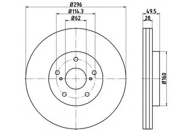 Тормозной диск MINTEX купить