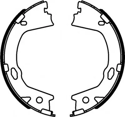Комплект тормозных колодок, стояночная тормозная система MINTEX купить