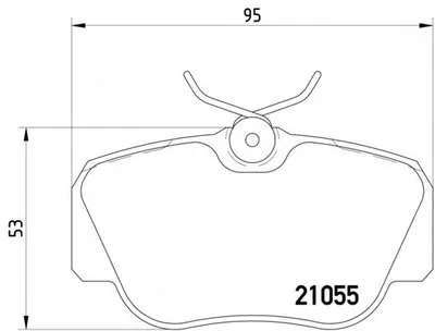 Комплект тормозных колодок, дисковый тормоз HELLA PAGID купить