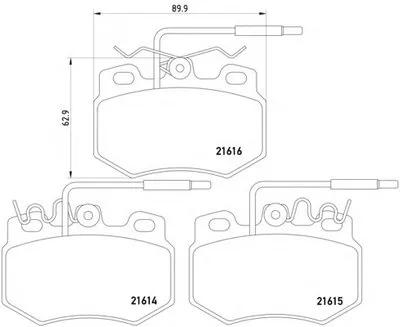 Комплект тормозных колодок, дисковый тормоз HELLA PAGID купить