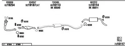 Система выпуска ОГ WALKER купить