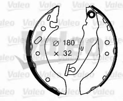 Комплект тормозных колодок VALEO купить