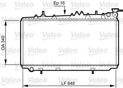 Радиатор, охлаждение двигателя VALEO купить