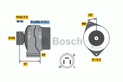 Генератор BOSCH купить