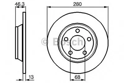 Тормозной диск BOSCH купить