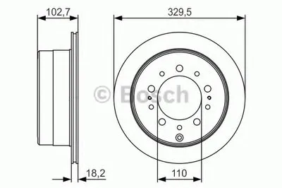 Тормозной диск BOSCH купить