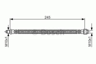 Тормозной шланг BOSCH купить