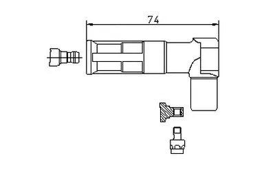 Вилка, свеча зажигания BREMI купить