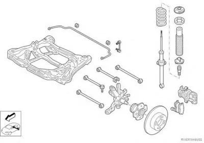 Рулевое управление; Подвеска колеса HERTH+BUSS JAKOPARTS купить