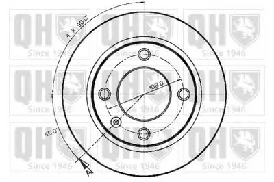 Тормозной диск QUINTON HAZELL купить