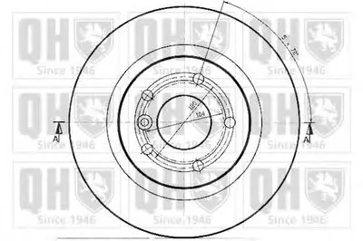 Тормозной диск QUINTON HAZELL купить