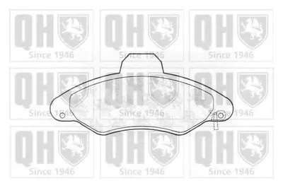 Комплект тормозных колодок, дисковый тормоз QUINTON HAZELL купить