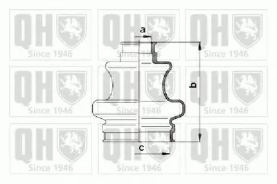 Комплект пылника, приводной вал QUINTON HAZELL купить